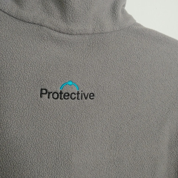 Patagonia Womens sz M Sweatshirt Gray Logo 1/4 Zip Long Sleeve Pullover - Picture 5 of 9